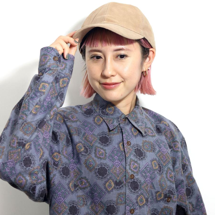 スエード キャップ レザー 本革 帽子 ReqHatter メンズ レディース