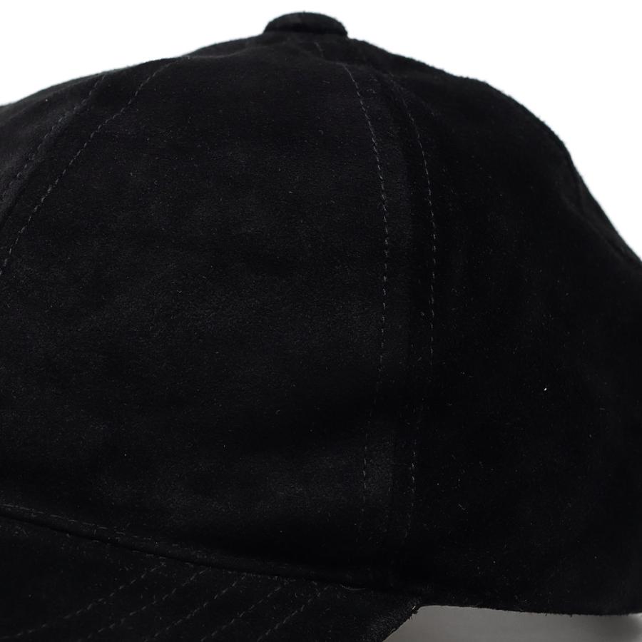スエード キャップ レザー 本革 帽子 ReqHatter メンズ レディース