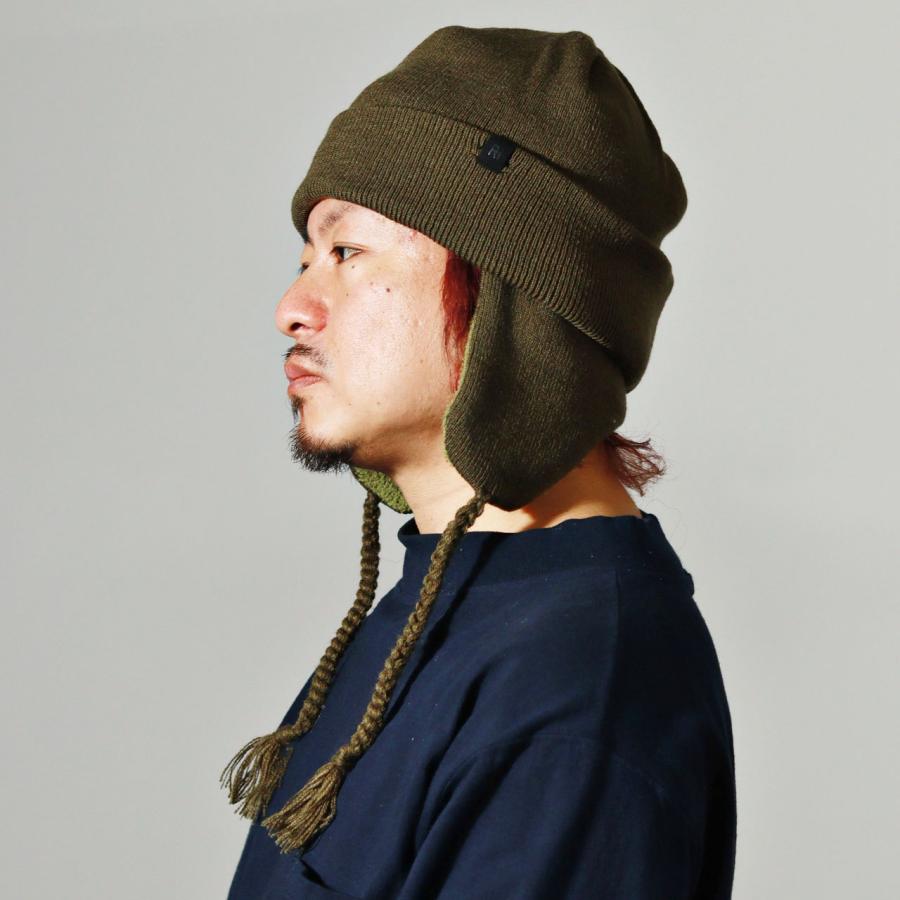 ReqHatter（レックハッター） ニット帽 メンズ 耳あて付き 耳当て付き