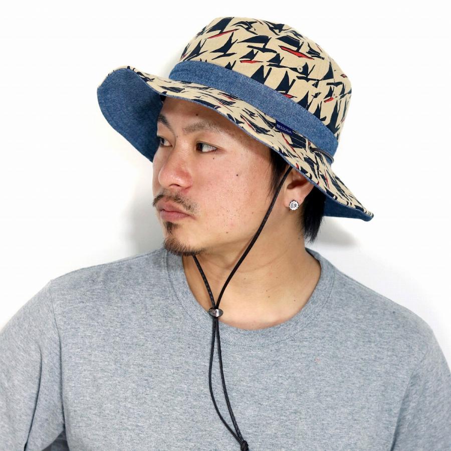 ヨット柄 ハット メンズ 春夏 バケットハット ベージュ レディース アドベンチャーハット アウトドア 日よけ帽子 レディース あご紐 Ruben 総柄 個性的 ネイビー Rk 047 013 Elehelm帽子通販専門店 通販 Yahoo ショッピング
