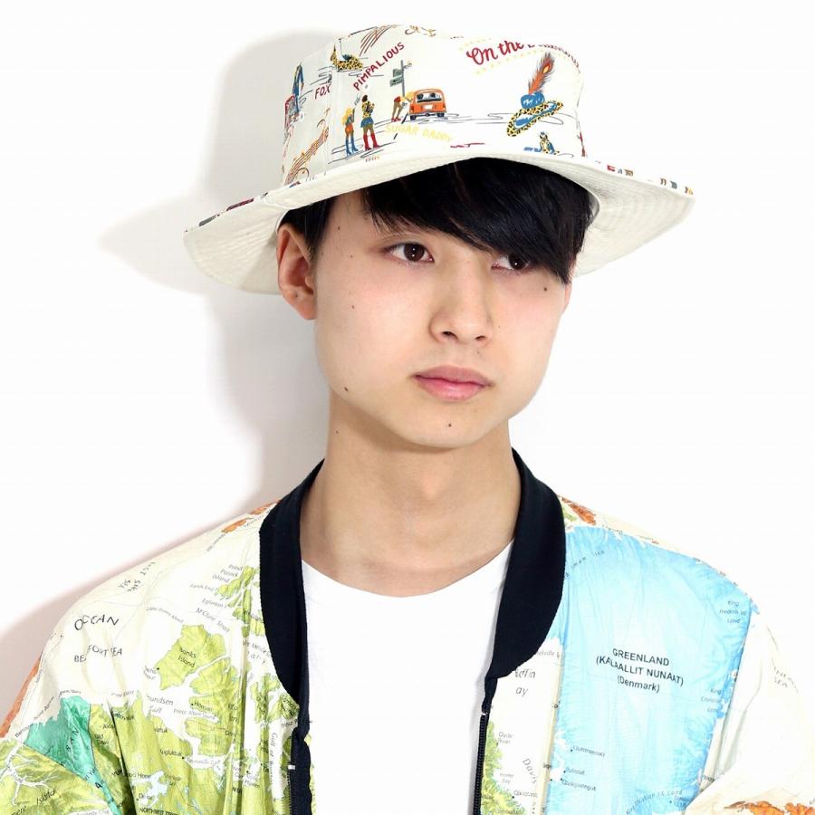 リバーシブル ハット アロハ柄 メンズ 春夏 バケットハット 韓国製