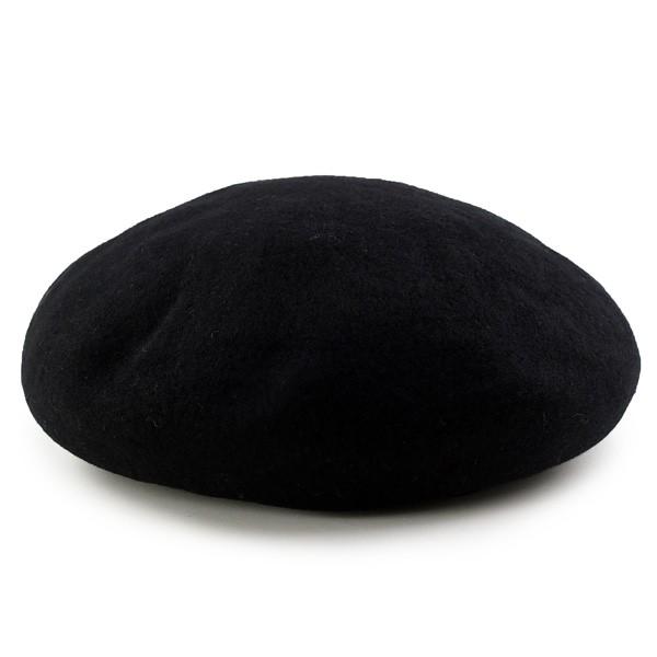 racal 日本製 ウール リバーシブルベレー メンズ 帽子 ベレー帽 6パネル 秋冬/ブラック｜elehelm-hatstore｜02