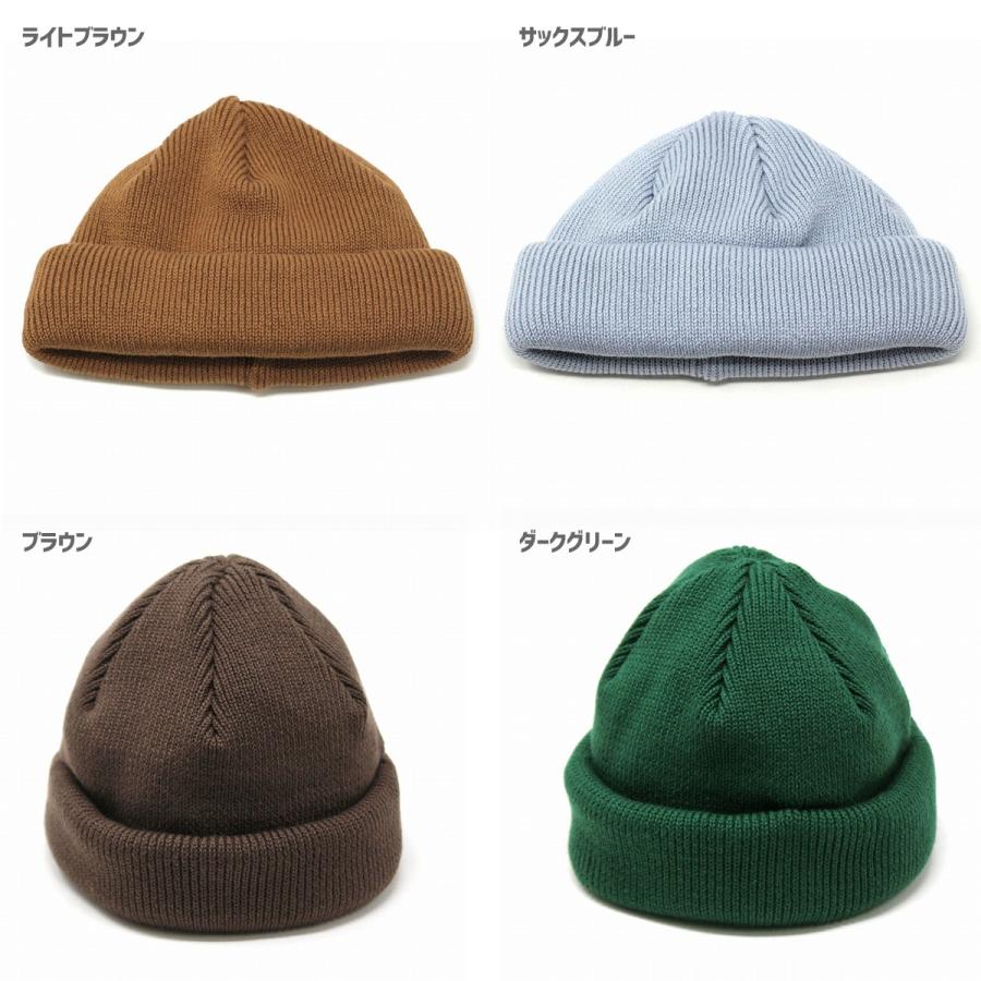 ニット帽 メンズ 春夏 リブニット cap フィッシャーマンキャップ ラカル ロールキャップ  秋冬 ワッチキャップ 帽子 レディース 日本製 racal 黒 ブラック｜elehelm-hatstore｜11