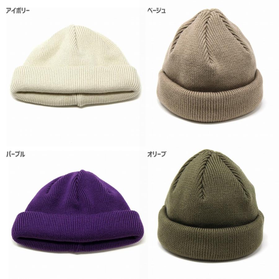 ニット帽 メンズ 春夏 リブニット cap フィッシャーマンキャップ ラカル ロールキャップ  秋冬 ワッチキャップ 帽子 レディース 日本製 racal 黒 ブラック｜elehelm-hatstore｜09