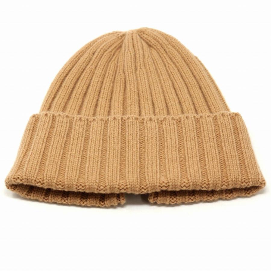 RACAL（ラカル） リブ編み ニットキャップ メンズ カシミヤ 帽子