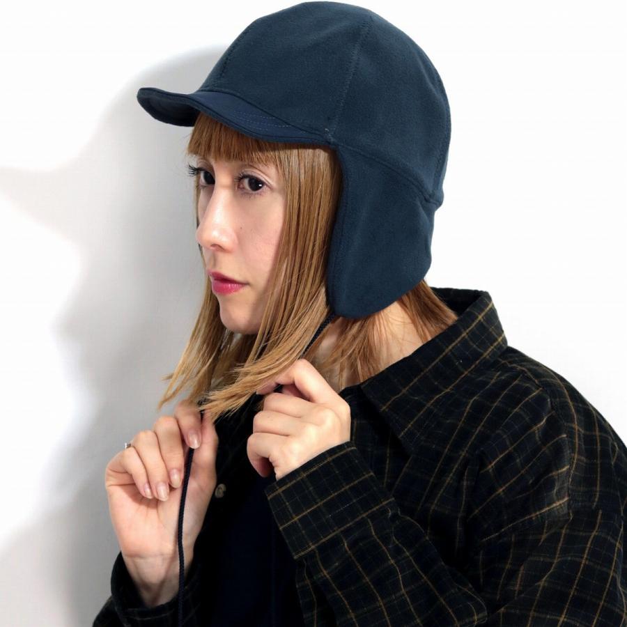 RACAL ブラック フリースキャップ　フライトキャップ RACAL（ラカル） パイロットキャップ 飛行帽 防寒帽子 キャップ