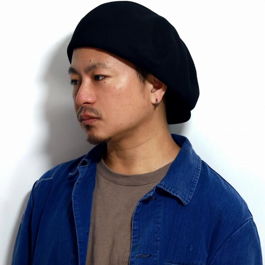 ラカル/キャスケット/帽子/8パネル/RACAL/ブラック/美品/M/日本製/黒 RACAL 玉虫ギャバ キャスケット メンズ 8パネル キャスケット帽