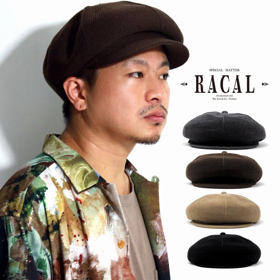 RACAL（ラカル） ニットキャスケット 6パネル風 キャスケット メンズ