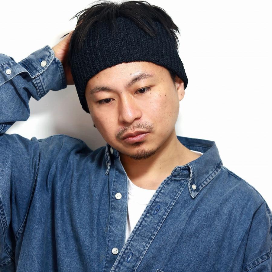 RACAL（ラカル） ヘアバンド メンズ 春夏 和紙 ニット帽 メンズ