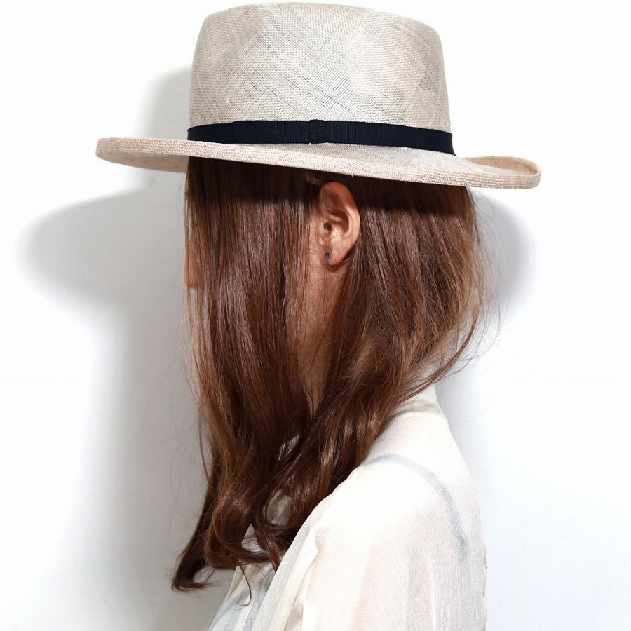 RACAL（ラカル） 中折れハット メンズ ケンマ草 麦わら帽子 メンズ 中