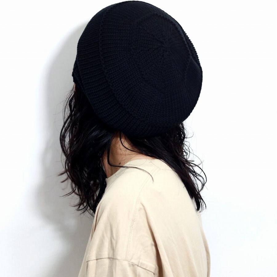 RACAL（ラカル） ニットタム ゆったり ニット 畔柄 ベレー帽 メンズ