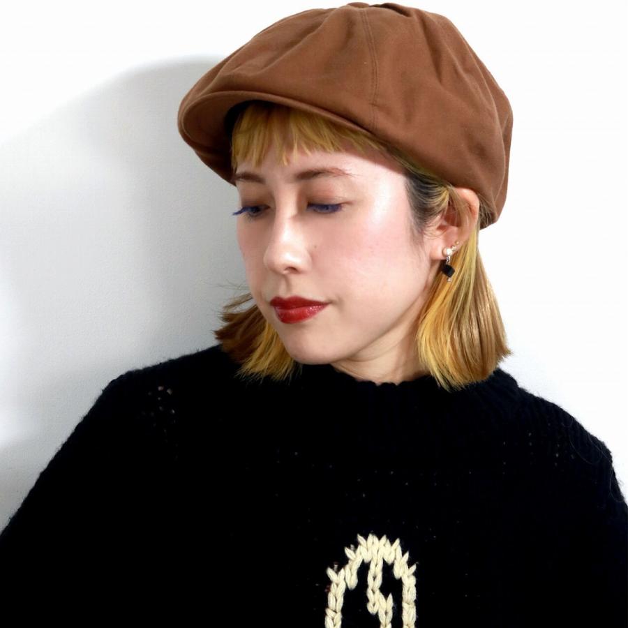 CALEE キャスケット　メンズ　L ベレー帽つば付き キャスベレー ベレー帽 キャスケット 日本製 国産 帽子 2WAY