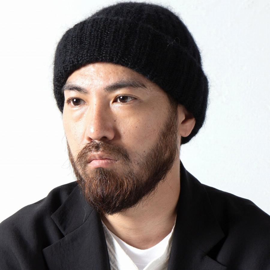 RACAL 太リブ モヘアニット メンズ 秋冬 ニット帽 ラカル 帽子