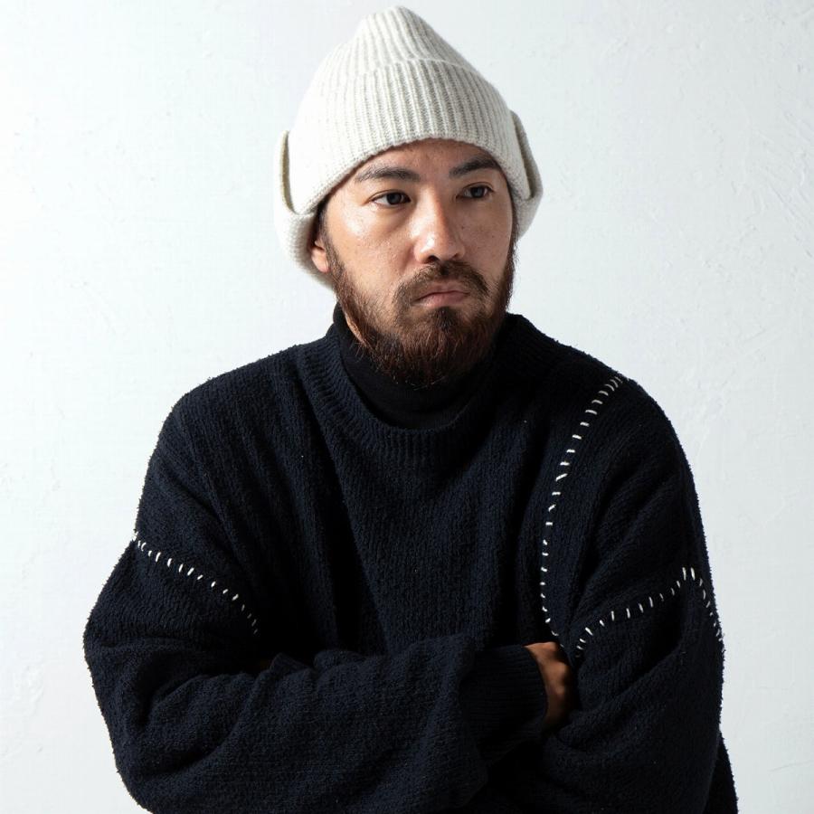 RACAL（ラカル） 耳当て付き ニットワッチ タスマニアラムウール