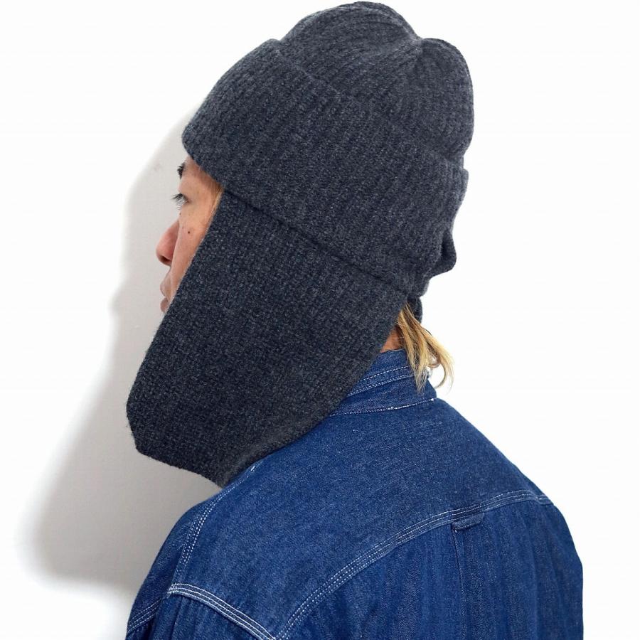 RACAL（ラカル） 耳当て付き ニットワッチ タスマニアラムウール