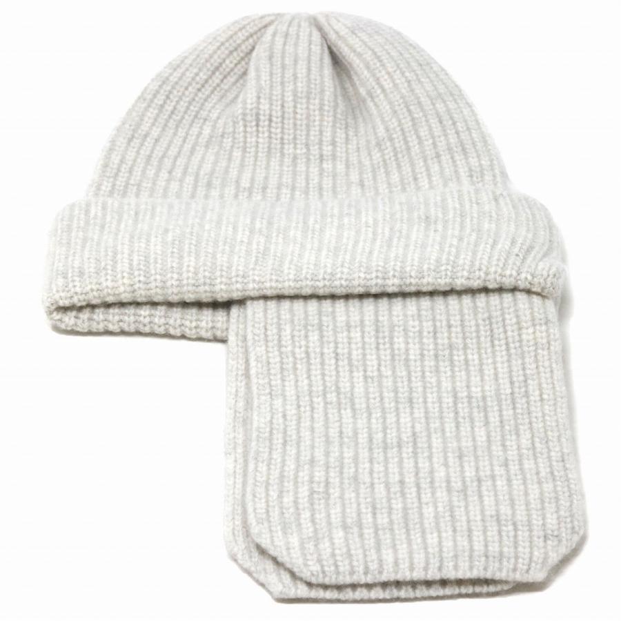 ウールニット帽 2個セット ホワイト・ブラック WHITELAND（ホワイトランド） ニット帽 ニットキャップ 「WEB＆DEPOT