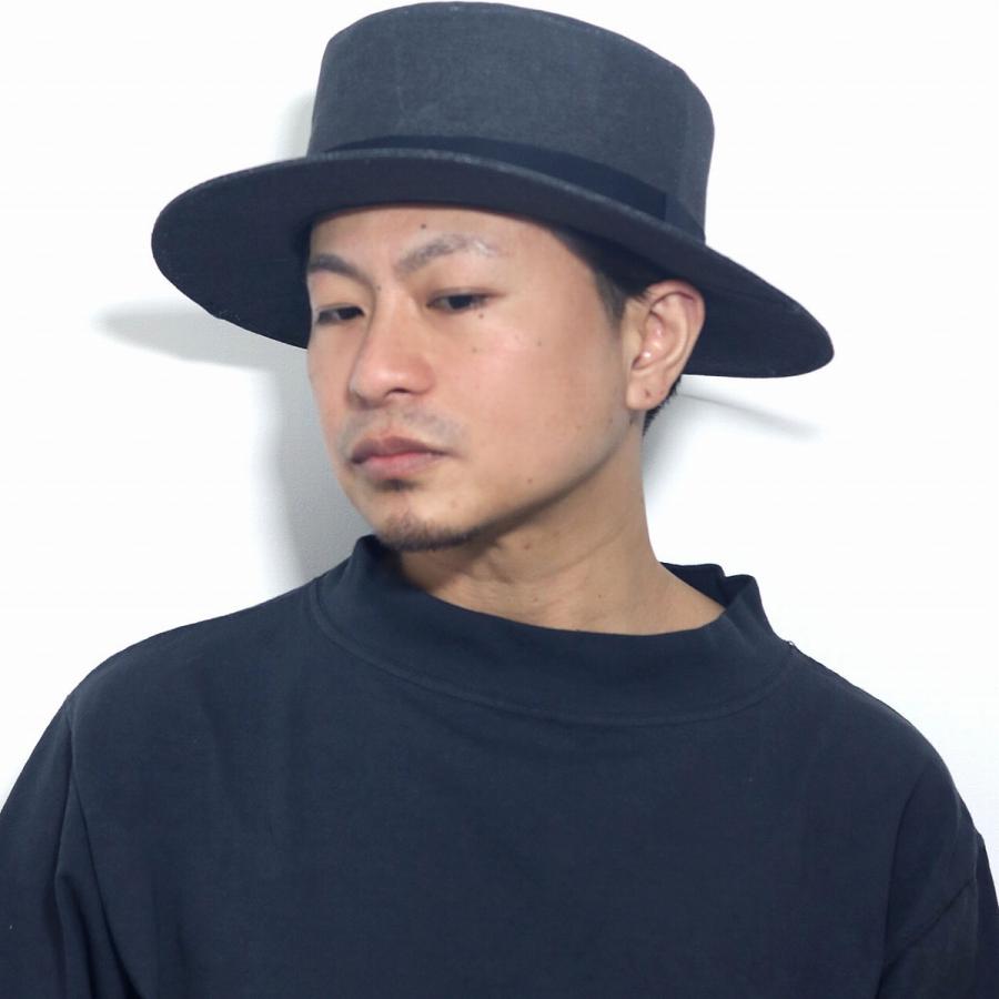 RACAL（ラカル） ボーターハット メンズ カンカン帽 メンズ ペーパー