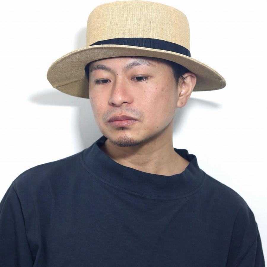 ボーターハット メンズ ラカル カンカン帽 メンズ ペーパークロス カンカン帽子 racal ハット メンズ 日本製 春夏 ハット レディース ストローハット メンズ / 全2色［ straw hat ］［ boater hat ］誕生日 プレゼント 父の日 ギフト ラッピング無料 RACAL（ラカル） ボーターハット メンズ カンカン帽 メンズ ペーパー