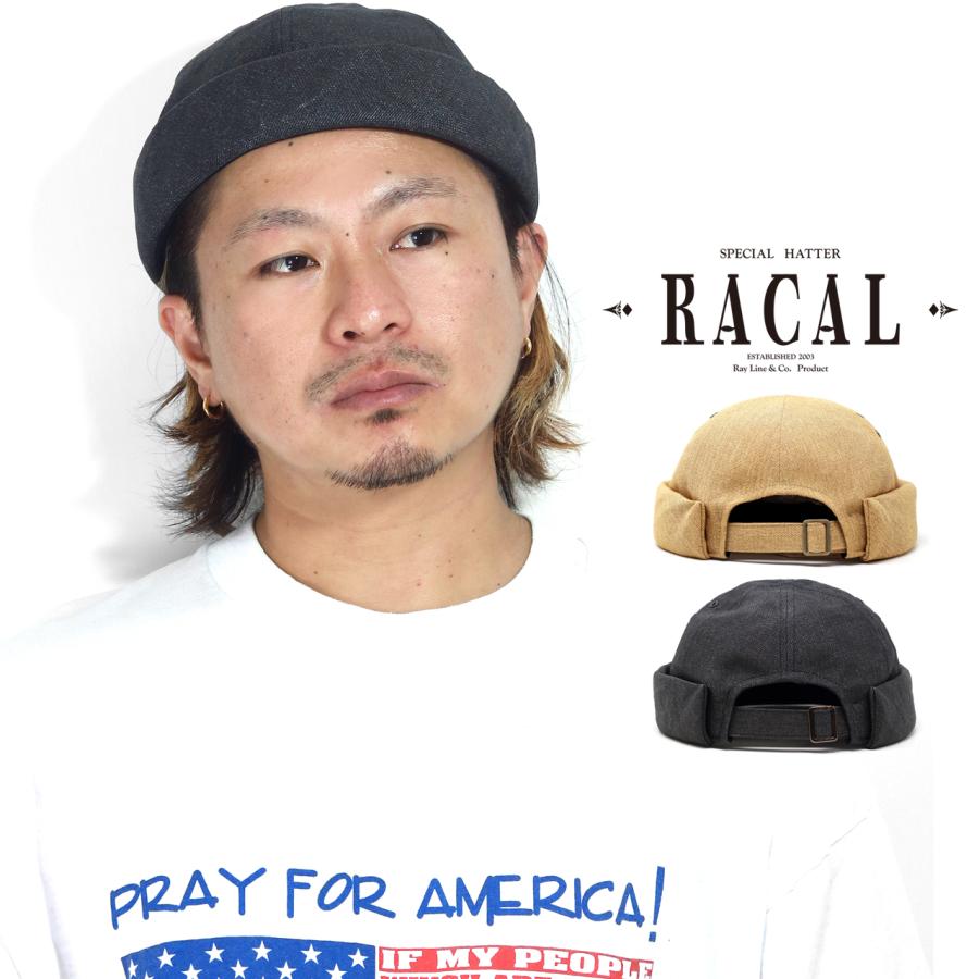 RACAL（ラカル） ロールキャップ メンズ ペーパー 帽子 ハット メンズ