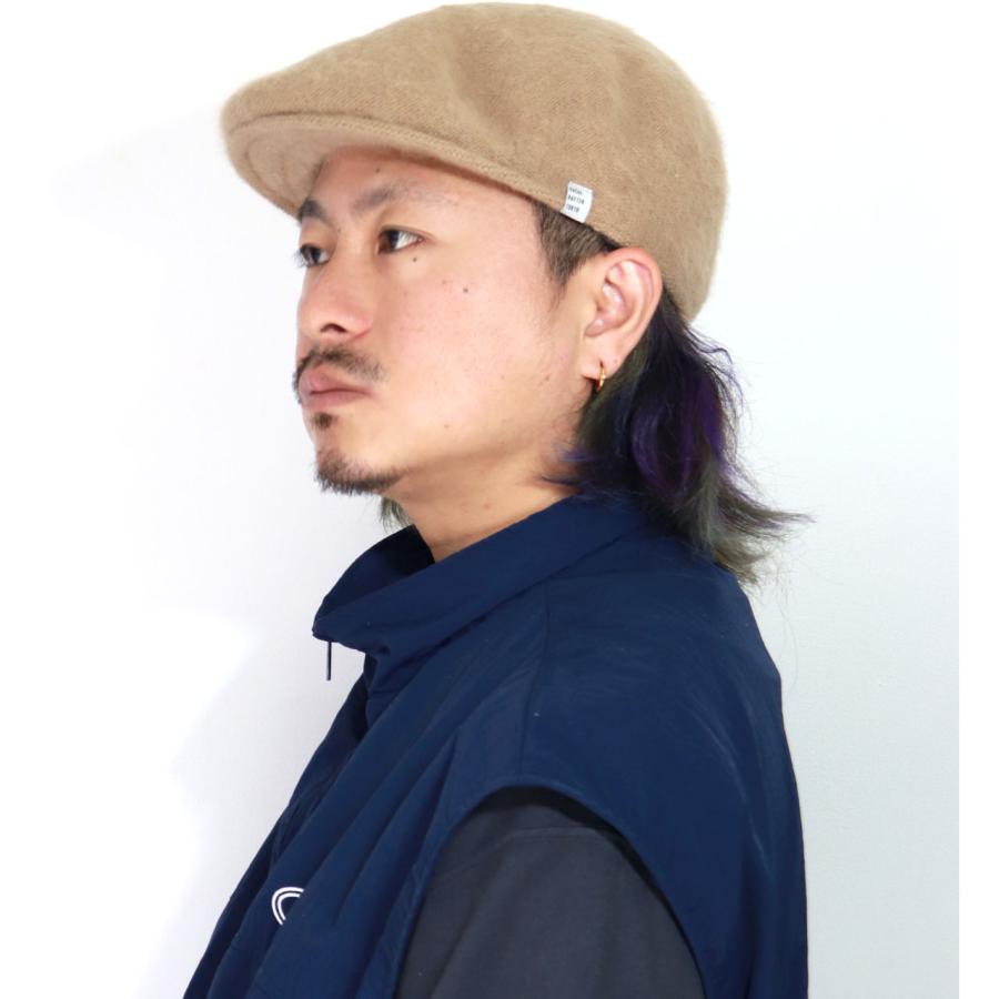 RACAL（ラカル） 帽子 メンズ ハンチング帽 メンズ アンゴラ ニット