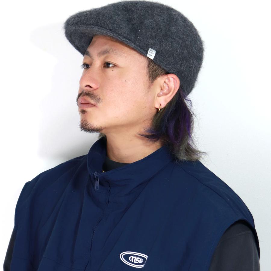 RACAL（ラカル） 帽子 メンズ ハンチング帽 メンズ アンゴラ ニット
