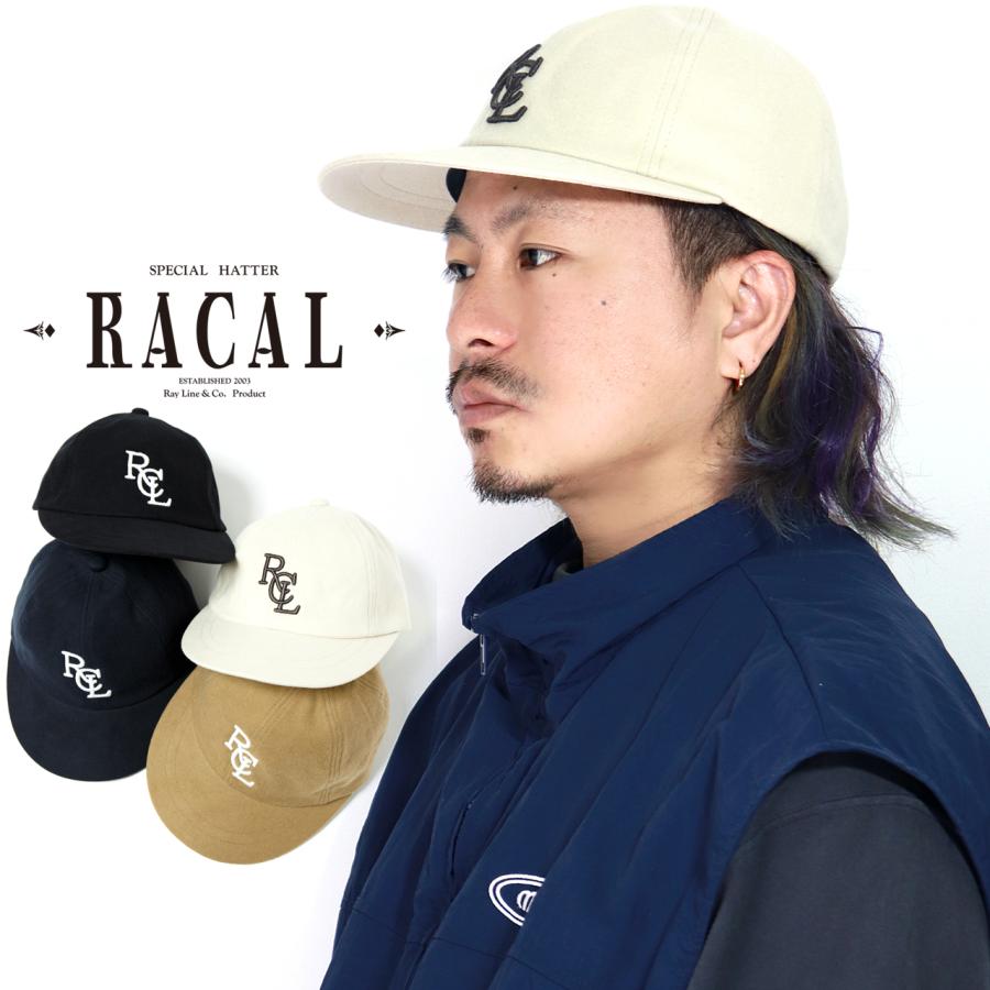 RACAL（ラカル） キャップ メンズ コットンフランネル フラット