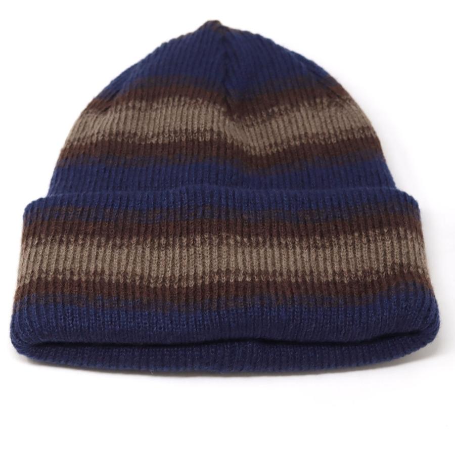 RACAL racal ニット帽 レディース ボーダー リバーシブル