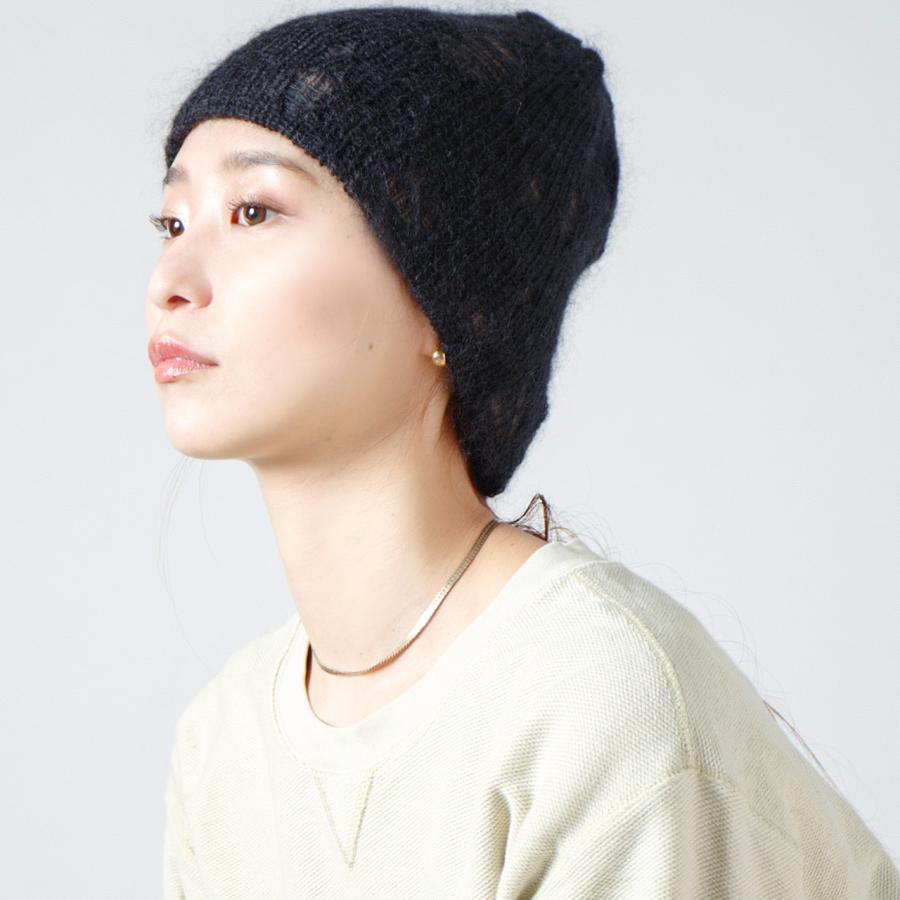 RACAL（ラカル） ニット帽 レディース ダメージニット モヘアニット