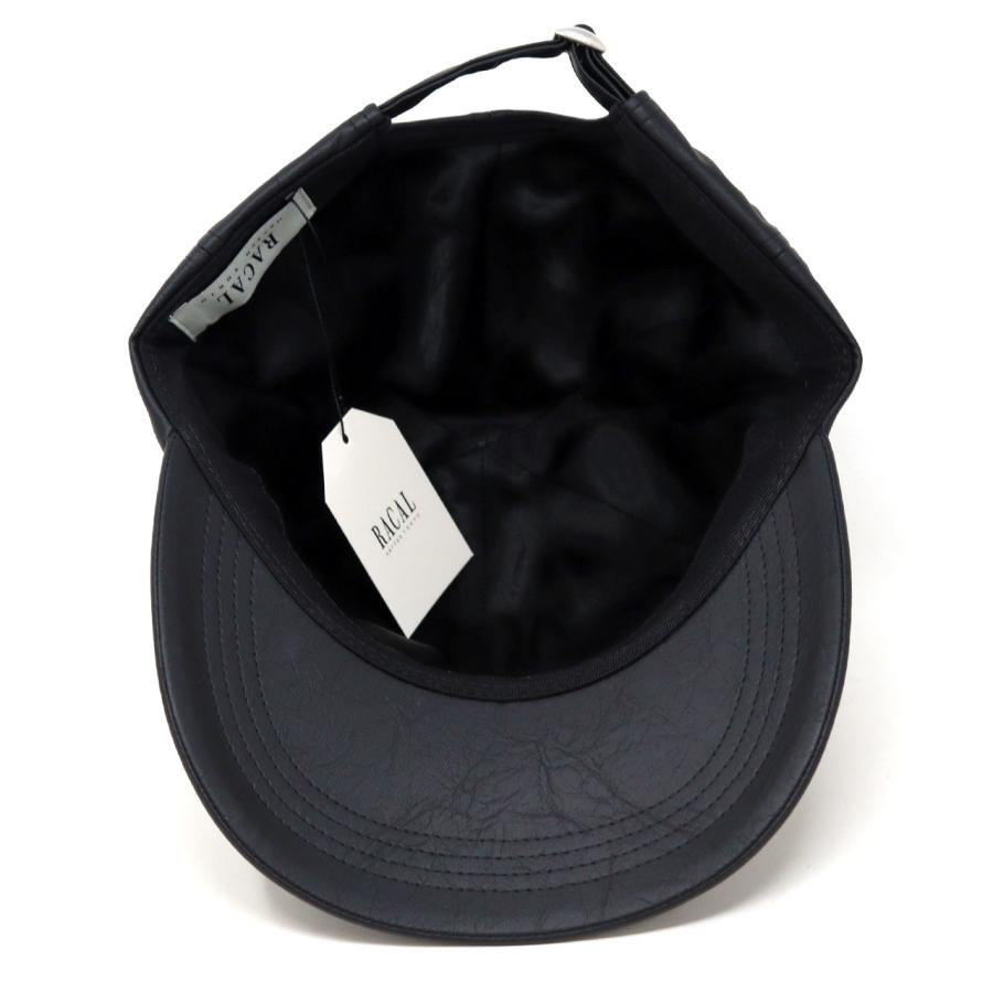 【新品未開封】NOsWEA レザーキャップ kurocap_longtape ミスターカバー Mr.COVER キャップ ジェットキャップ つば長め つば広