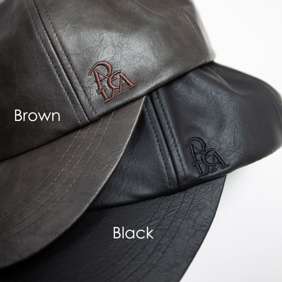 RACAL（ラカル） キャップ レディース フェイクレザー Fake Leather