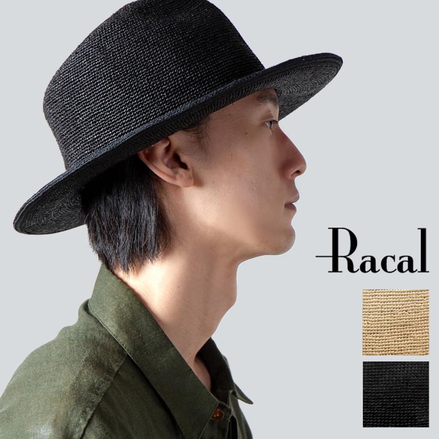 RACAL（ラカル） ラフィアハット クラッシャブル Crushable Raffia Hat