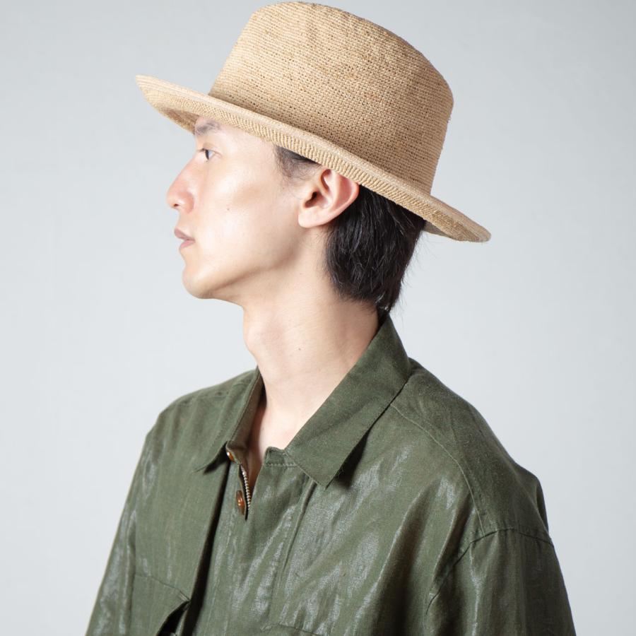 RACAL（ラカル） ラフィアハット クラッシャブル Crushable Raffia Hat
