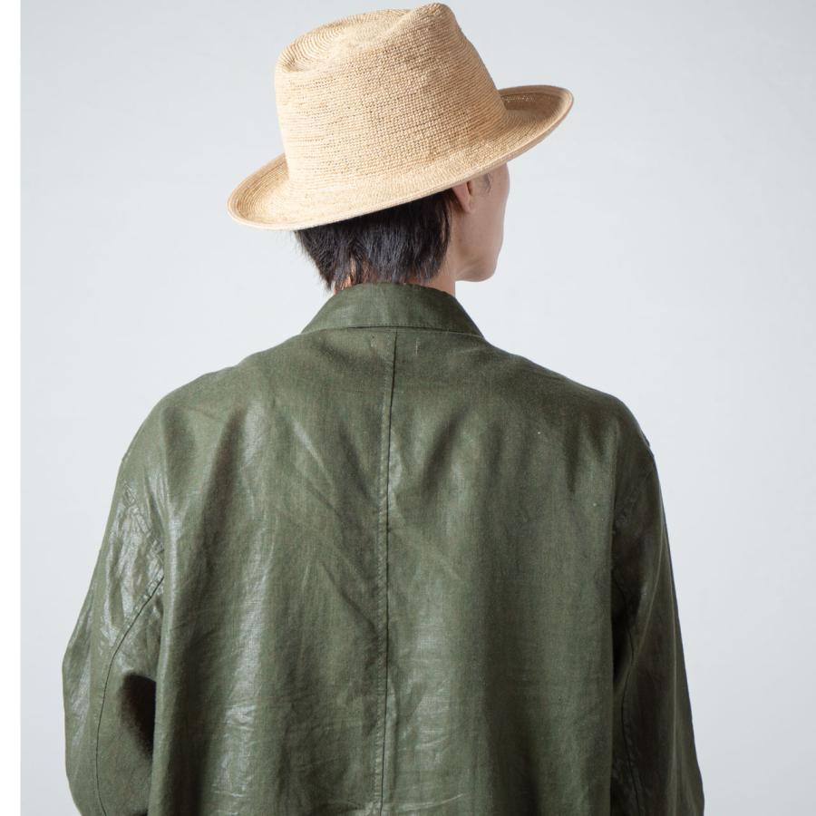 RACAL（ラカル） ラフィアハット クラッシャブル Crushable Raffia Hat