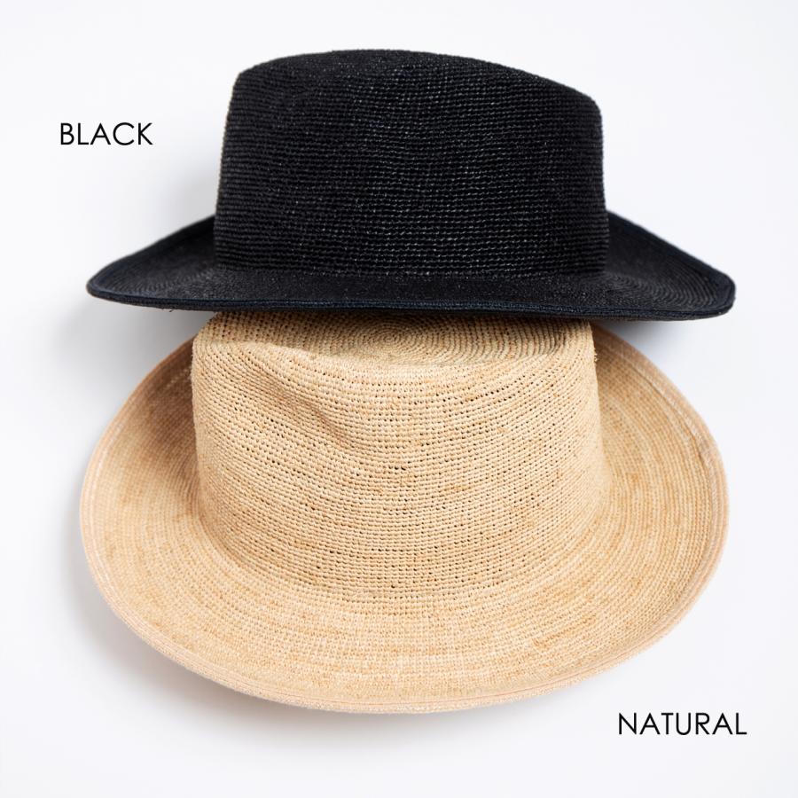 RACAL（ラカル） ラフィアハット クラッシャブル Crushable Raffia Hat