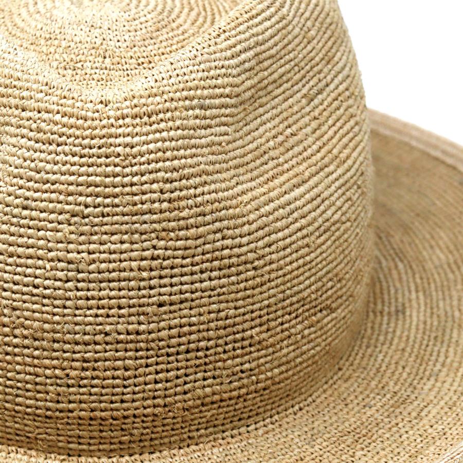 RACAL（ラカル） ラフィアハット クラッシャブル Crushable Raffia Hat