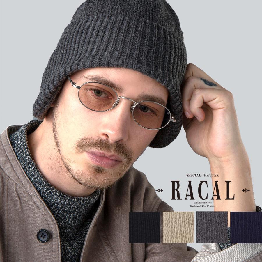 RACAL（ラカル） ニット帽 メンズ 耳当て付き帽子 レディース ニット