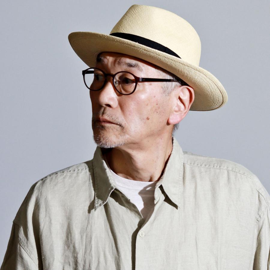 パナマハット メンズ 中折れハット 夏 レガリス 軽量 イタリア製