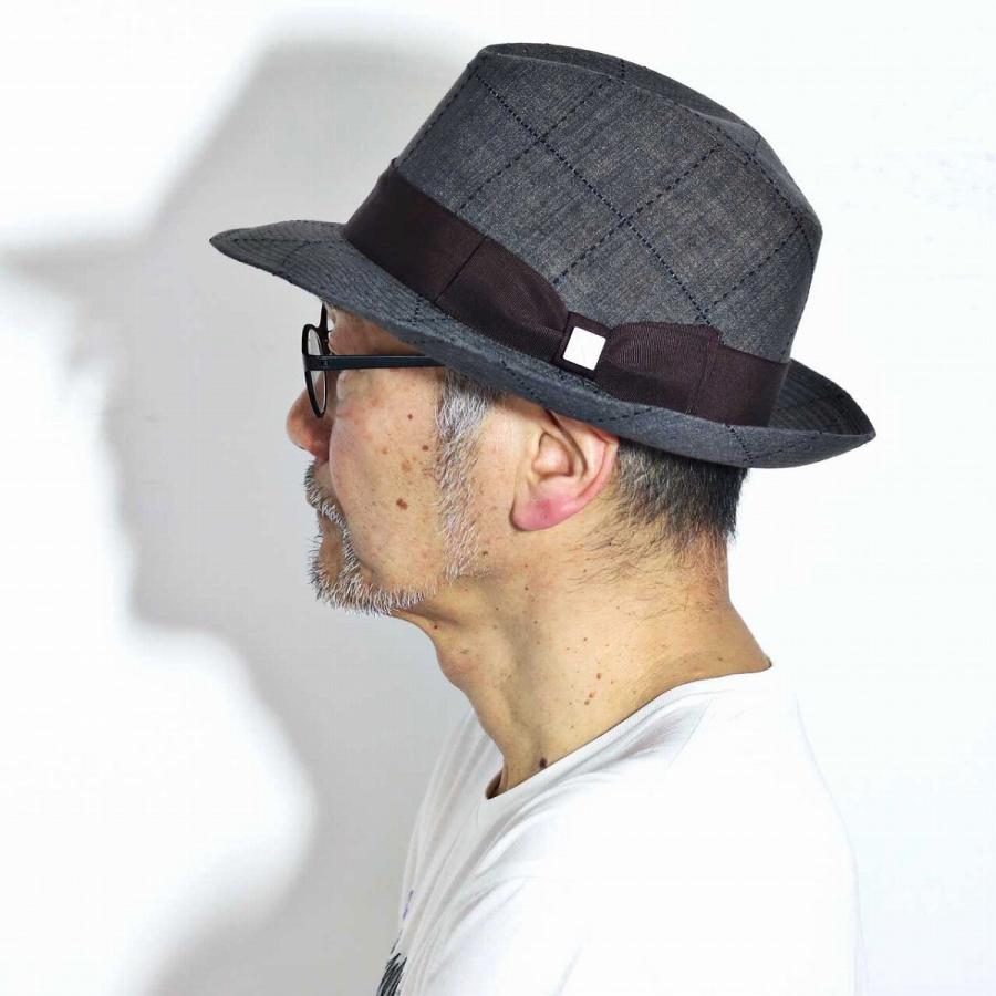 レガリス イタリア製生地 中折れハット REGALIS 中折れ帽 LEOMASTER