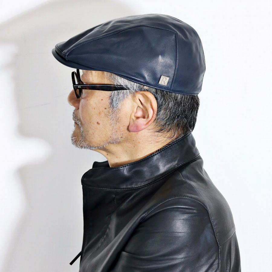 Nappa Leather ナッパレザー Regalis メンズ レザー ハンチング 帽子 メンズ 羊革 ハンチング帽 ブランド レガリス 紺 ネイビー Rl106 013 Elehelm帽子通販専門店 通販 Yahoo ショッピング