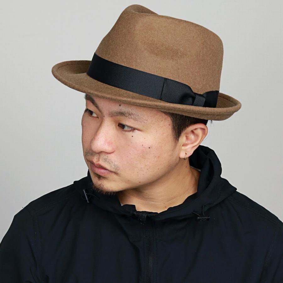 フェルトハット メンズ ハット レディース フェルト ベージュ 中折ハット シンプル おしゃれ 秋冬 リボン フェルトハット ベージュ Rus 1121 006 Elehelm帽子通販専門店 通販 Yahoo ショッピング