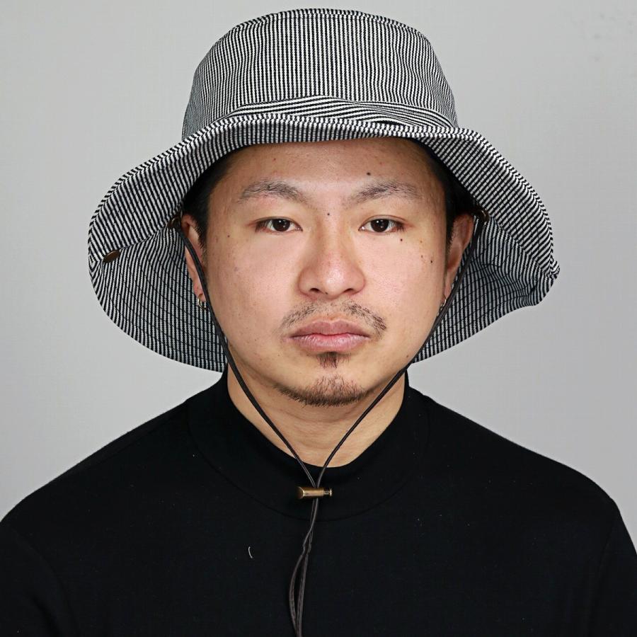 ルーベン アドベンチャーハット ヒッコリー ストライプ 帽子
