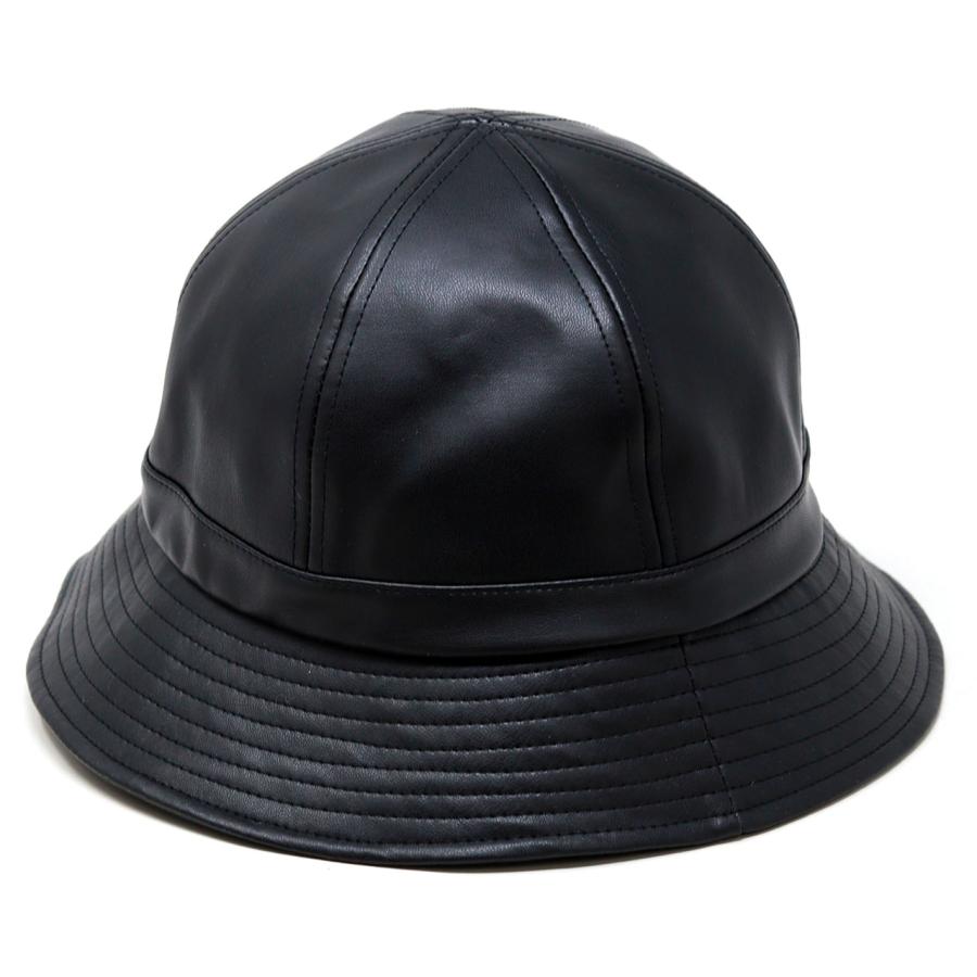 フェイクレザーメトロハット メンズ バケットハット レディース