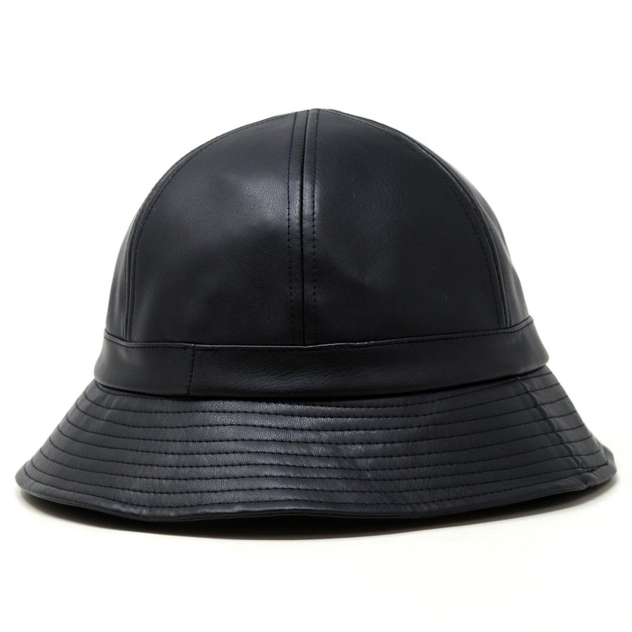 フェイクレザーメトロハット メンズ バケットハット レディース