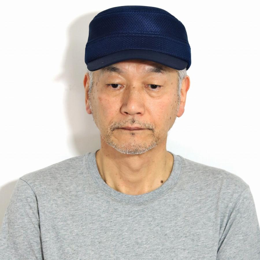 キャップ 帽子 無地 メッシュ ワーク メンズ 大きいサイズ 春夏 ドゴールキャップ スポーツ アウトドア 紺 ネイビー 父の日 帽子