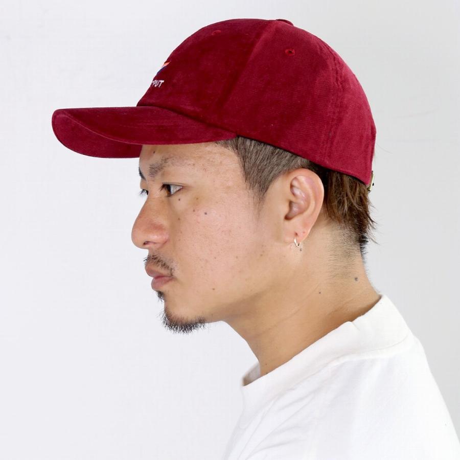 CA4LA キャップ　 帽子 無地　赤　ワインレッド CA4LA キャップ 帽子 無地赤ワインレッド