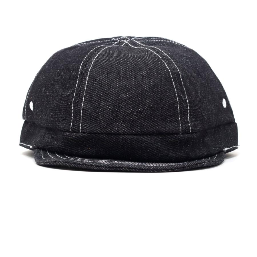 genten 帽子　キャスケット FLAG ON CREW キャスケット メンズ 帽子 無地 コットンツイル