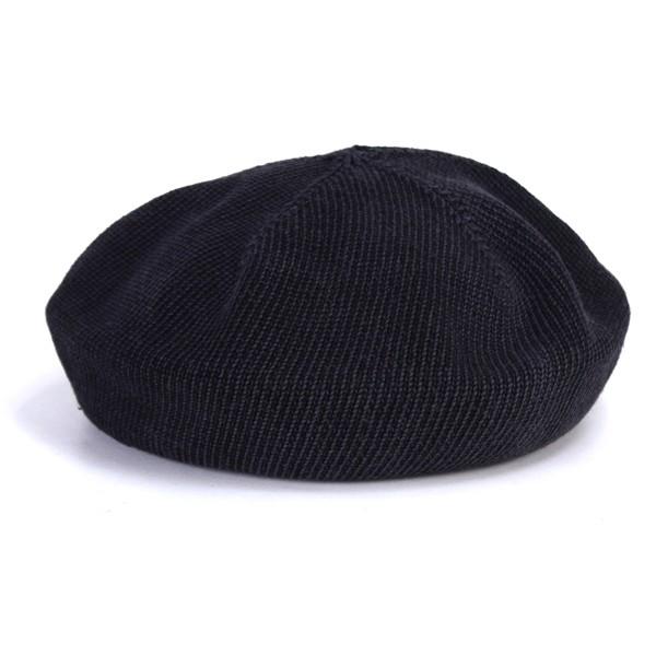 ベレー帽 RUBEN ニットベレー デニム メンズ インディゴ