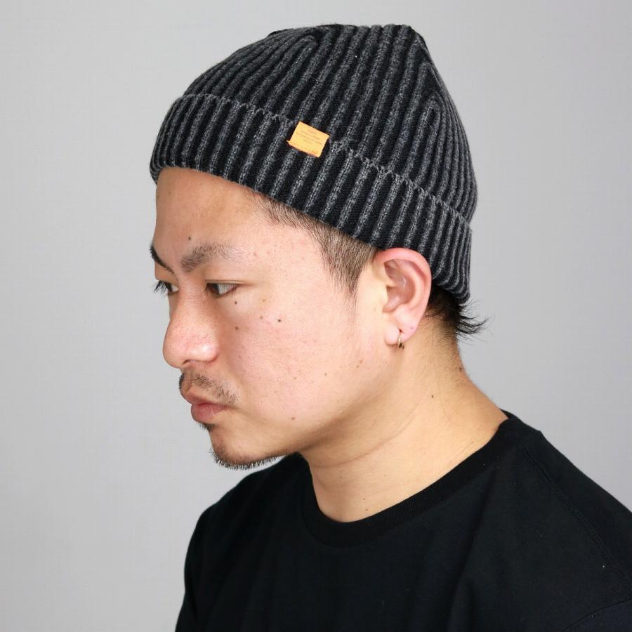 サマーニット 帽子 リネン リブ編み ワッチ コットン RUBEN ニット