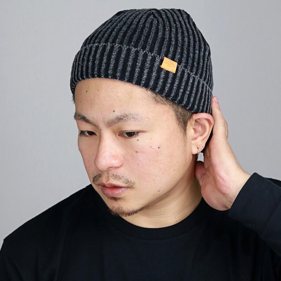 サマーニット 帽子 リネン リブ編み ワッチ コットン RUBEN ニット