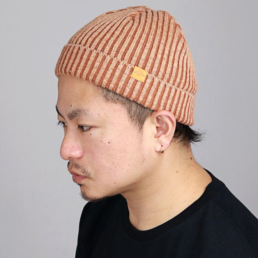 RUBEN リネン リブ編み ニットワッチ ワッチ コットン ニット帽 春夏